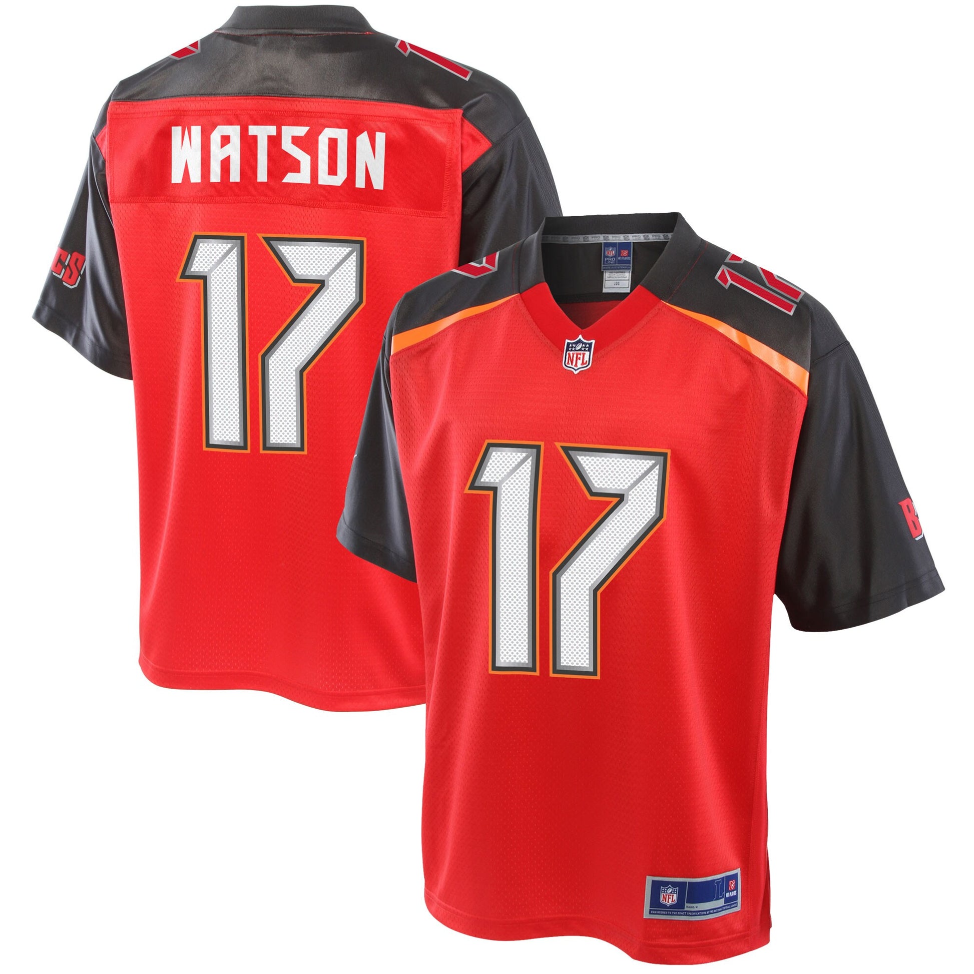 Tampa Bay Buccaneers Justin Watson Pro Line Big & Tall Red Football Jersey product image