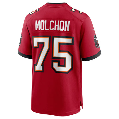 Tampa Bay Buccaneers John Molchon Game Red Football Jersey product image