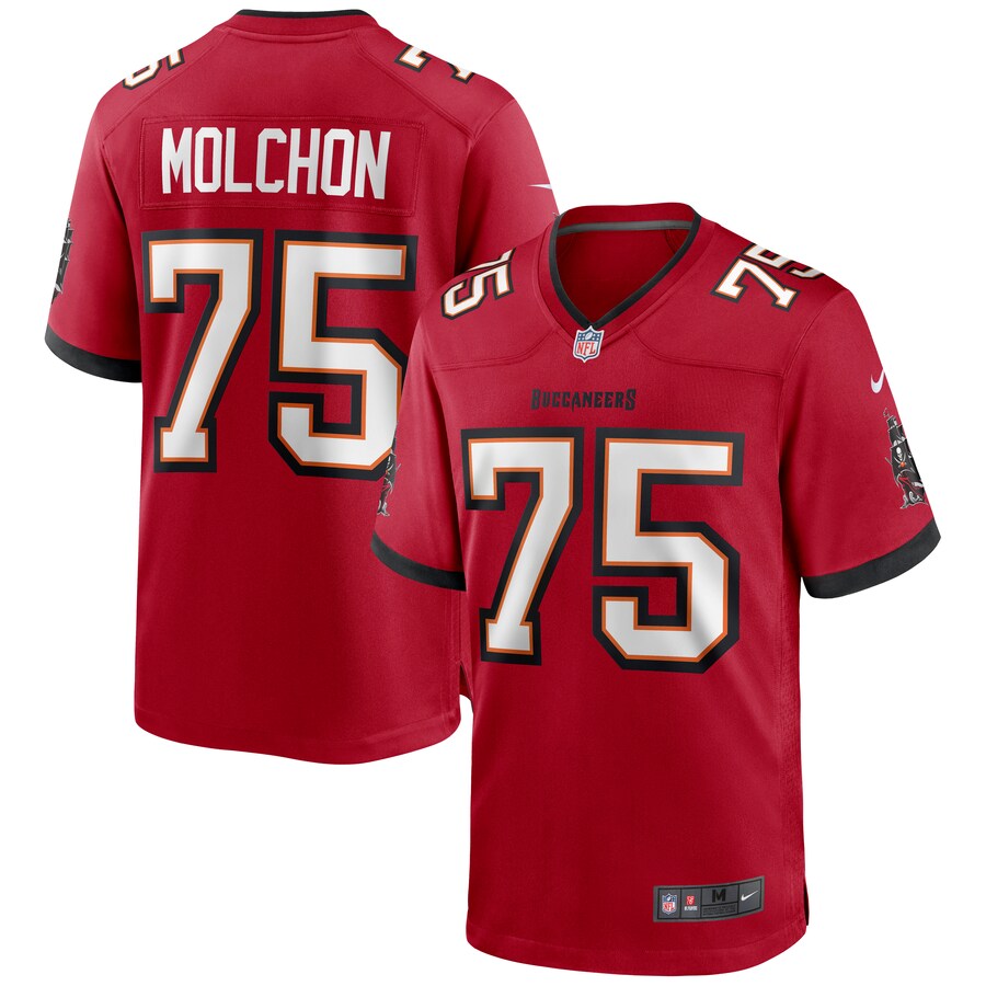 Tampa Bay Buccaneers John Molchon Game Red Football Jersey product image