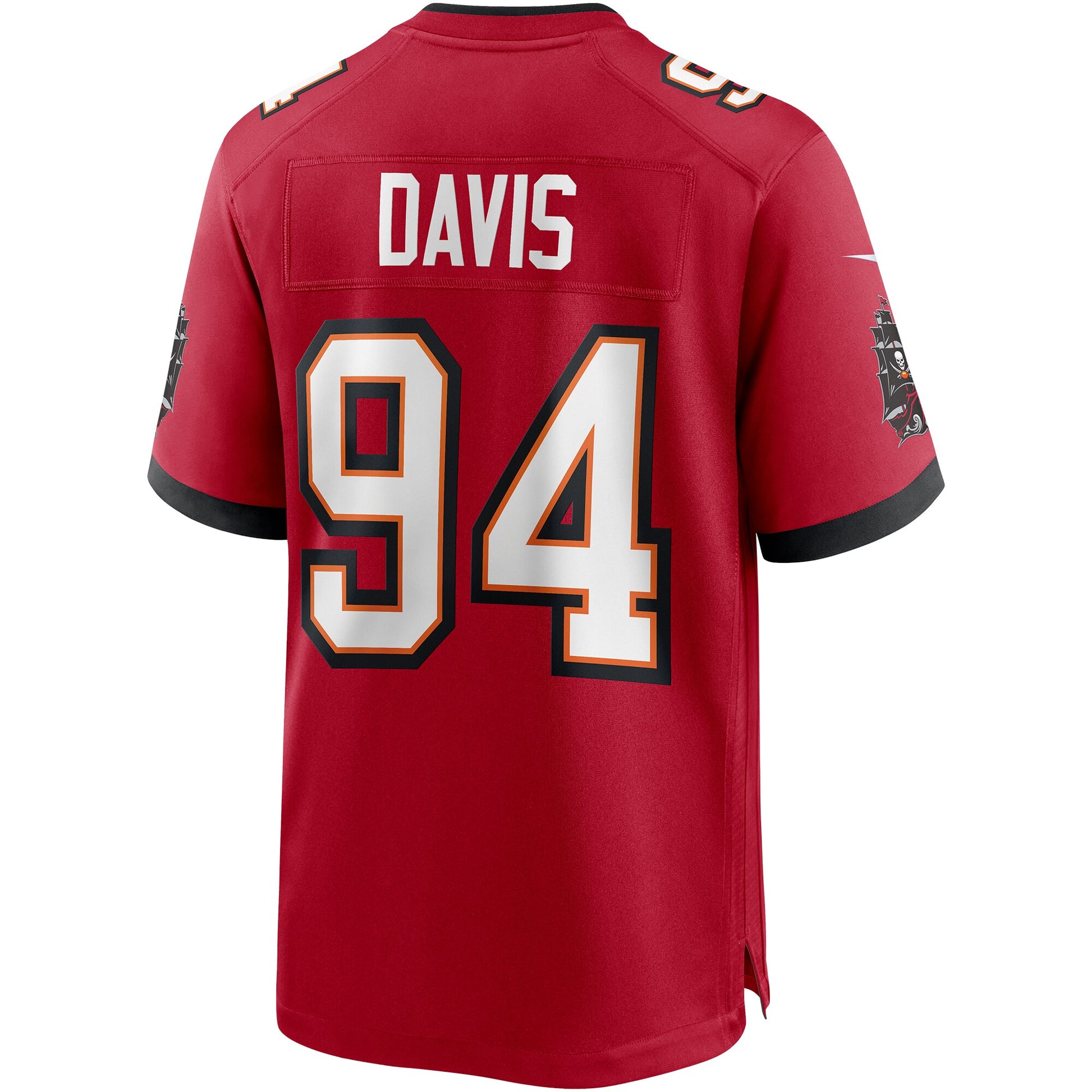 Tampa Bay Buccaneers Khalil Davis Game Red Football Jersey product image