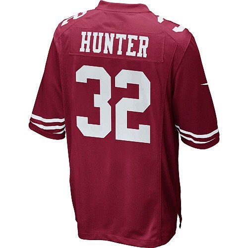 San Francisco 49ers Kendall Hunter 1958 Game Scarlet Football Jersey product image