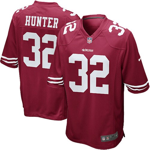 San Francisco 49ers Kendall Hunter 1958 Game Scarlet Football Jersey product image