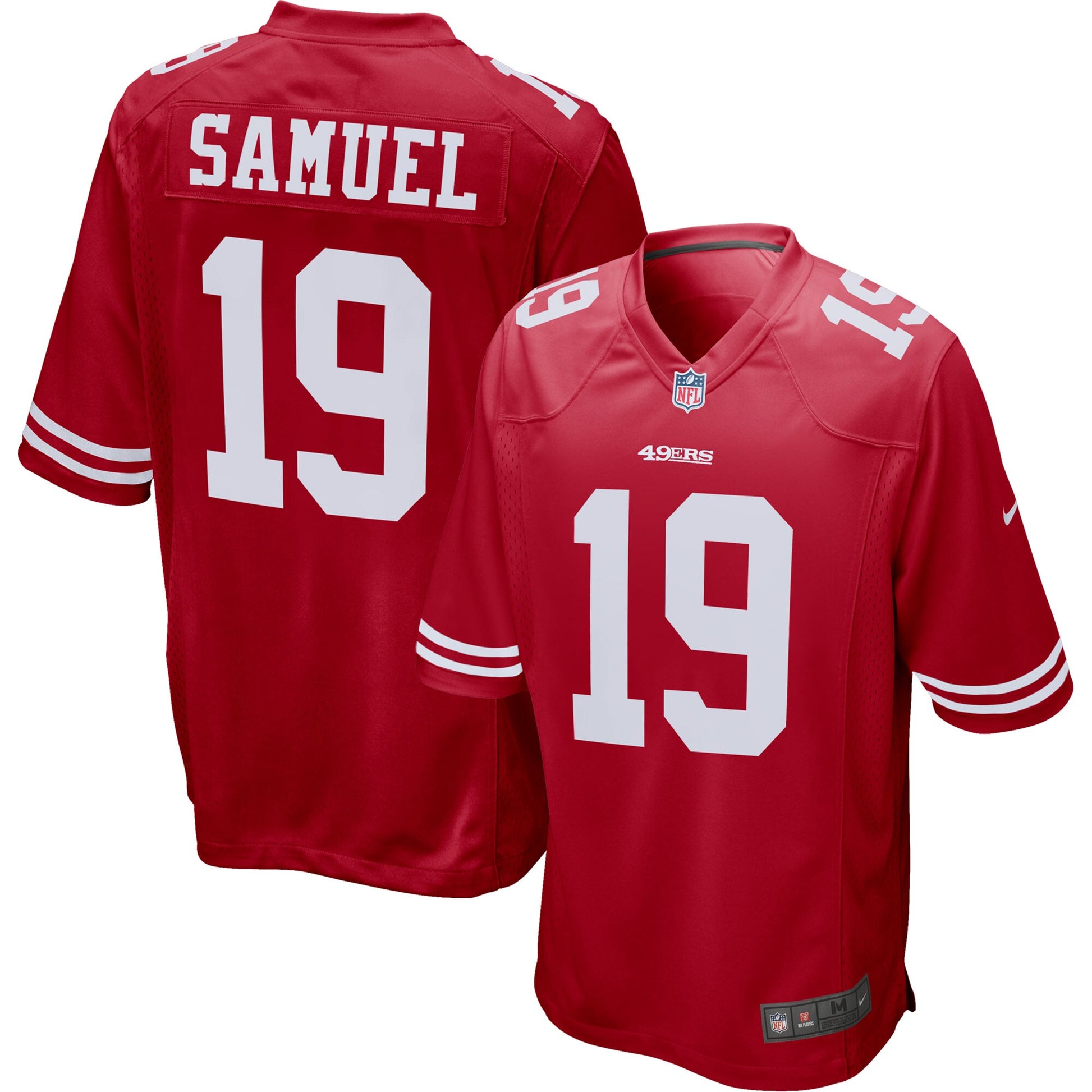 San Francisco 49ers Deebo Samuel 1912 Game Scarlet Football Jersey product image