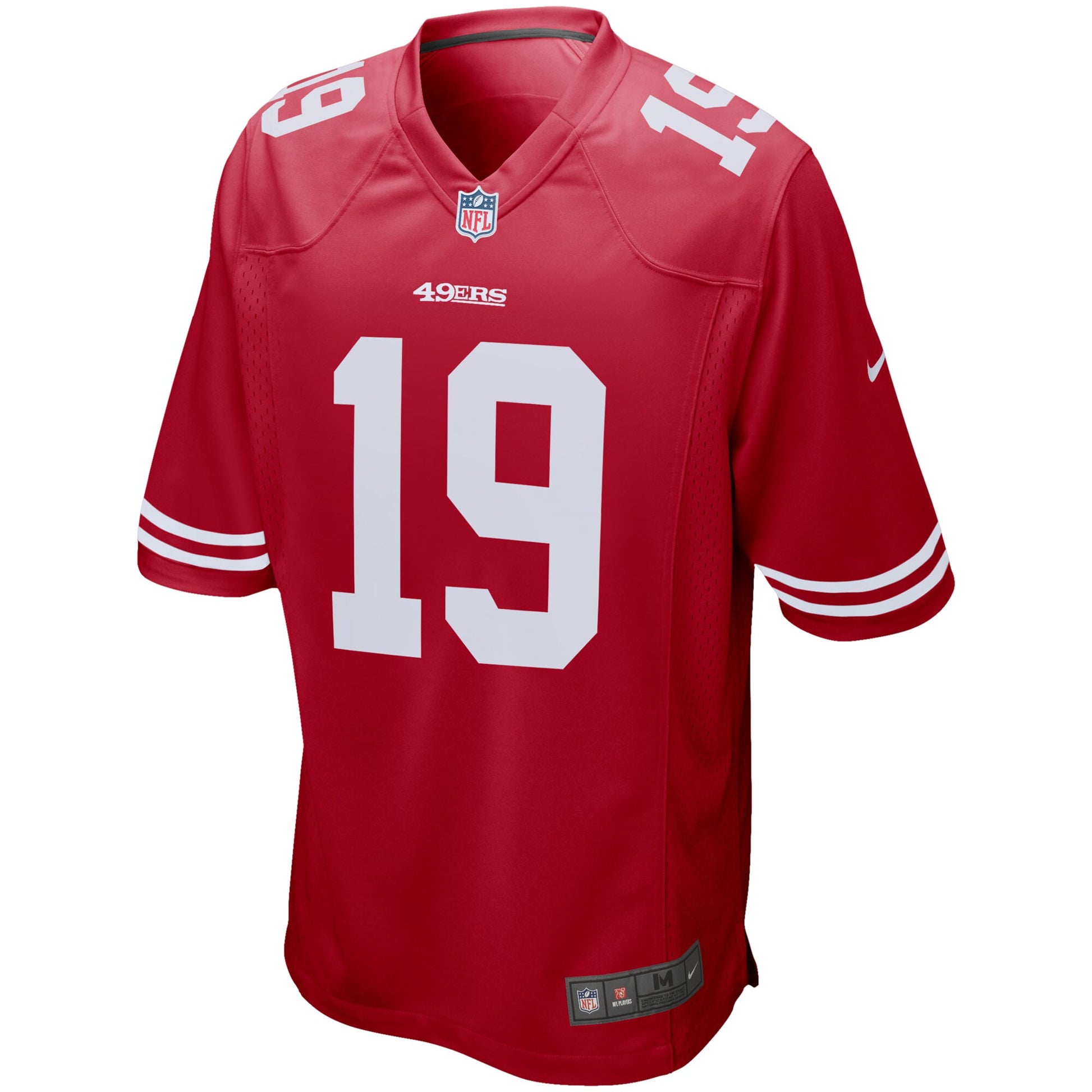 San Francisco 49ers Deebo Samuel 1912 Game Scarlet Football Jersey product image