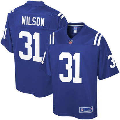 Indianapolis Colts Quincy Wilson Pro Line Royal Football Jersey product image