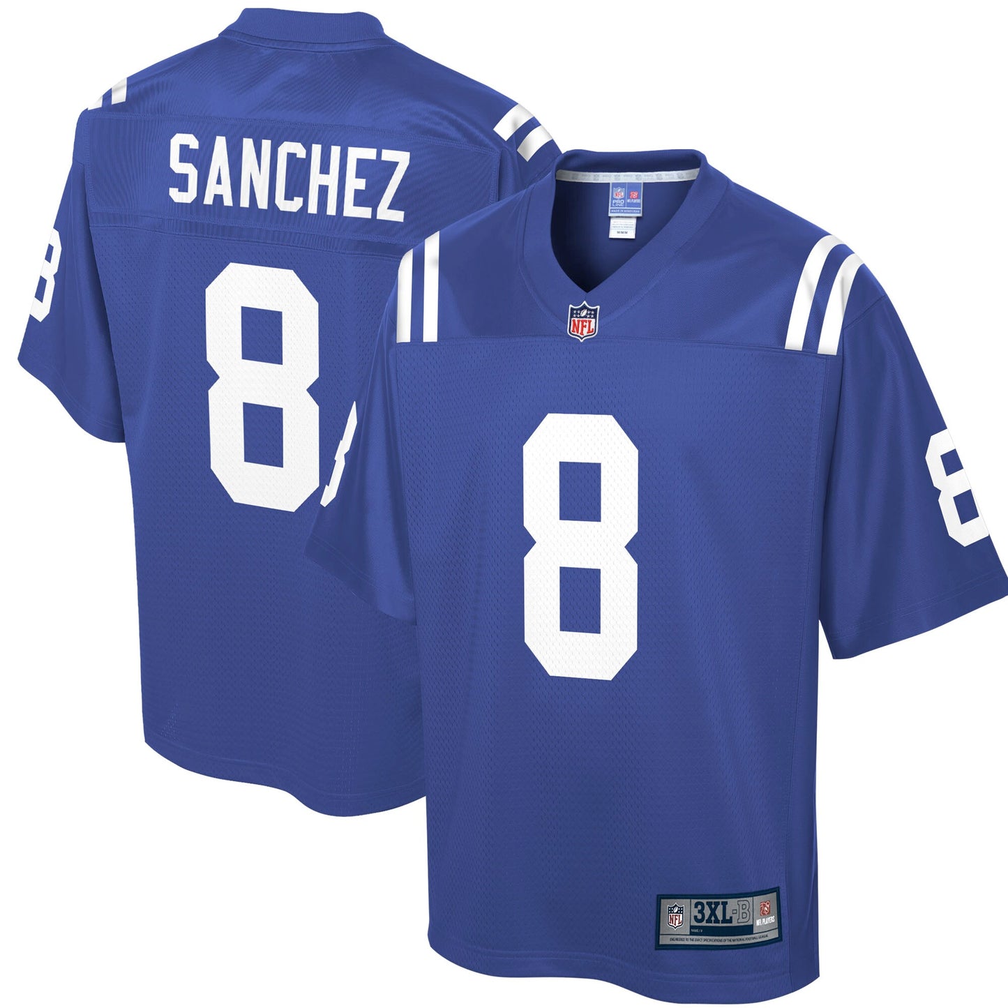 Indianapolis Colts Rigoberto Sanchez Pro Line Big & Tall Royal Football Jersey product image