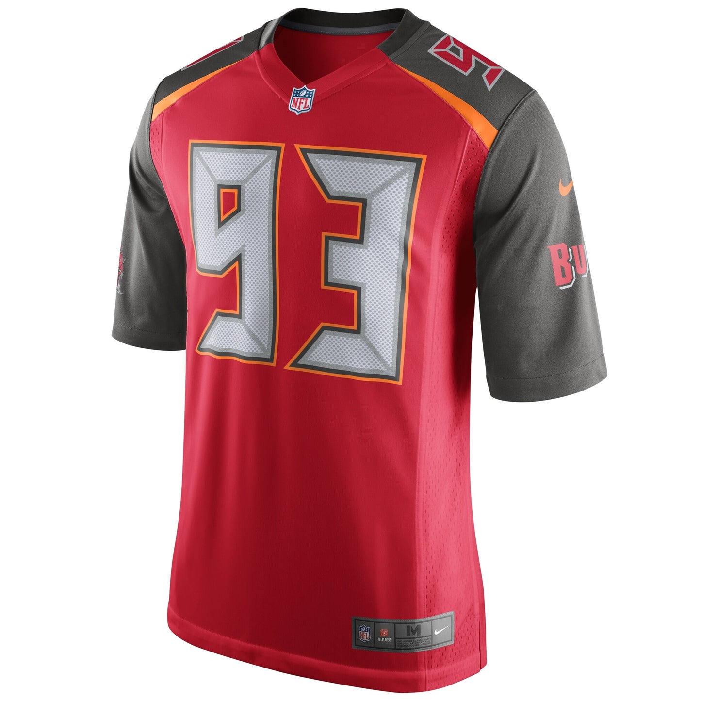 Tampa Bay Buccaneers Gerald Mccoy Game Red Football Jersey product image