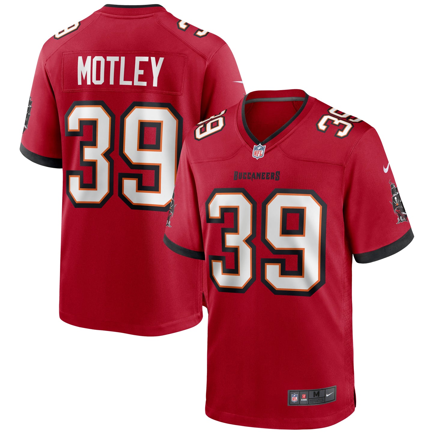 Tampa Bay Buccaneers Parnell Motley Game Red Football Jersey product image