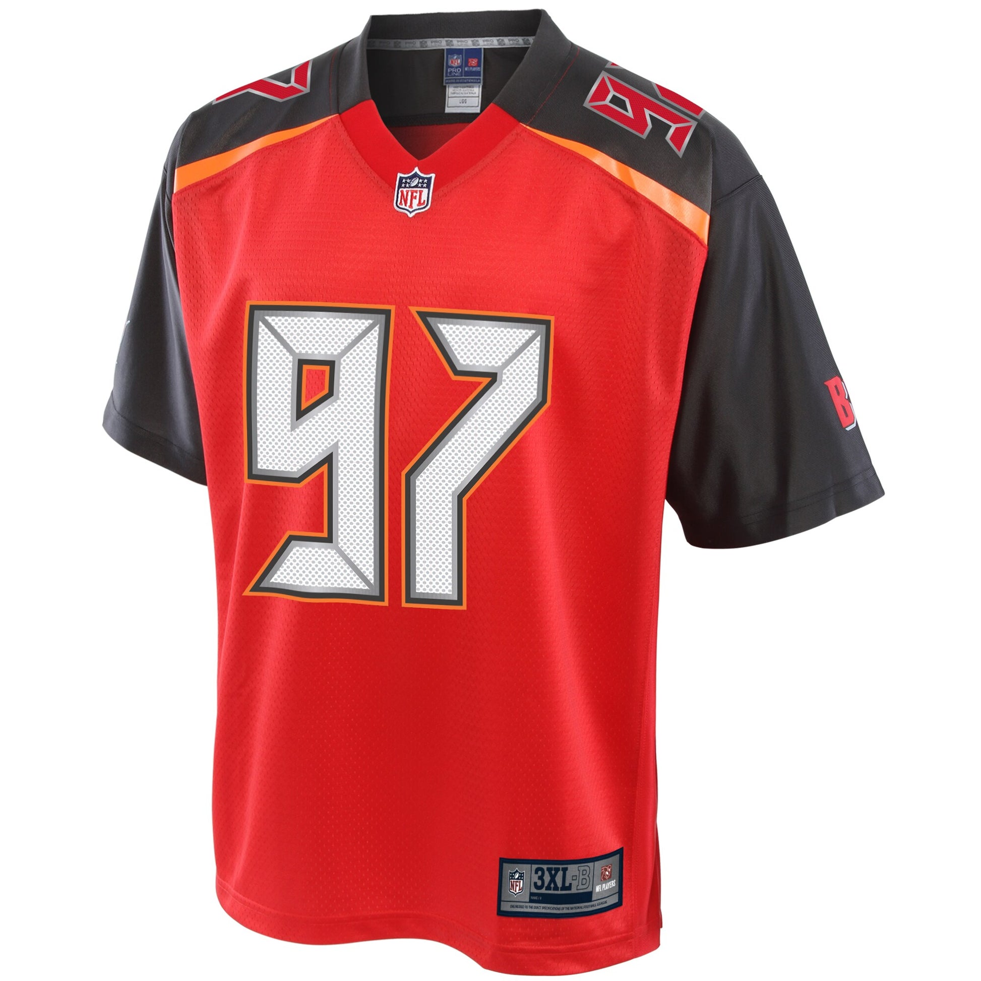Tampa Bay Buccaneers Zach Triner Pro Line Big & Tall Red Football Jersey product image