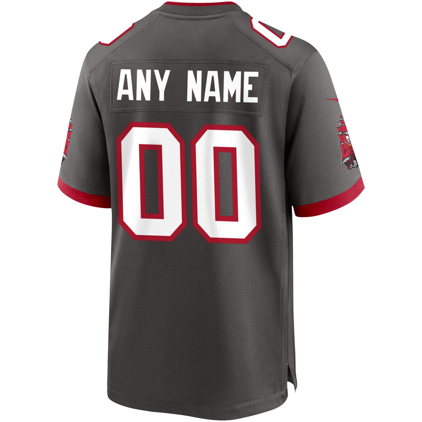 Tampa Bay Buccaneers Pewter Custom Alternate Game Football Jersey product image