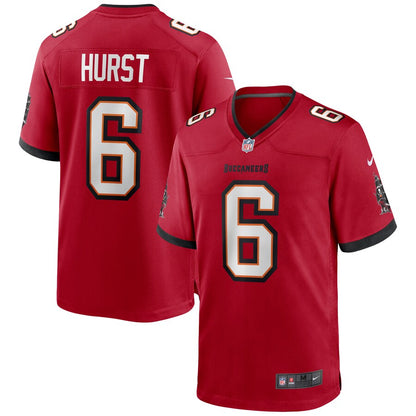 Tampa Bay Buccaneers John Hurst Game Red Football Jersey product image