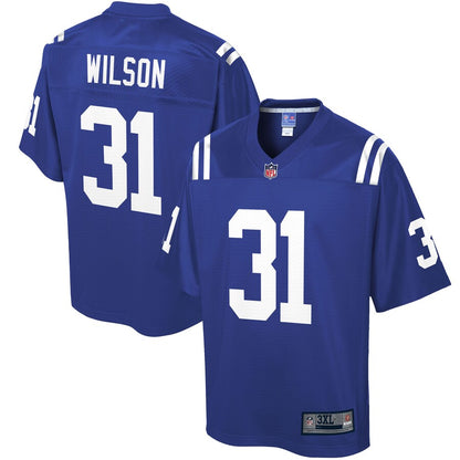 Indianapolis Colts Quincy Wilson Pro Line Big & Tall Royal Football Jersey product image