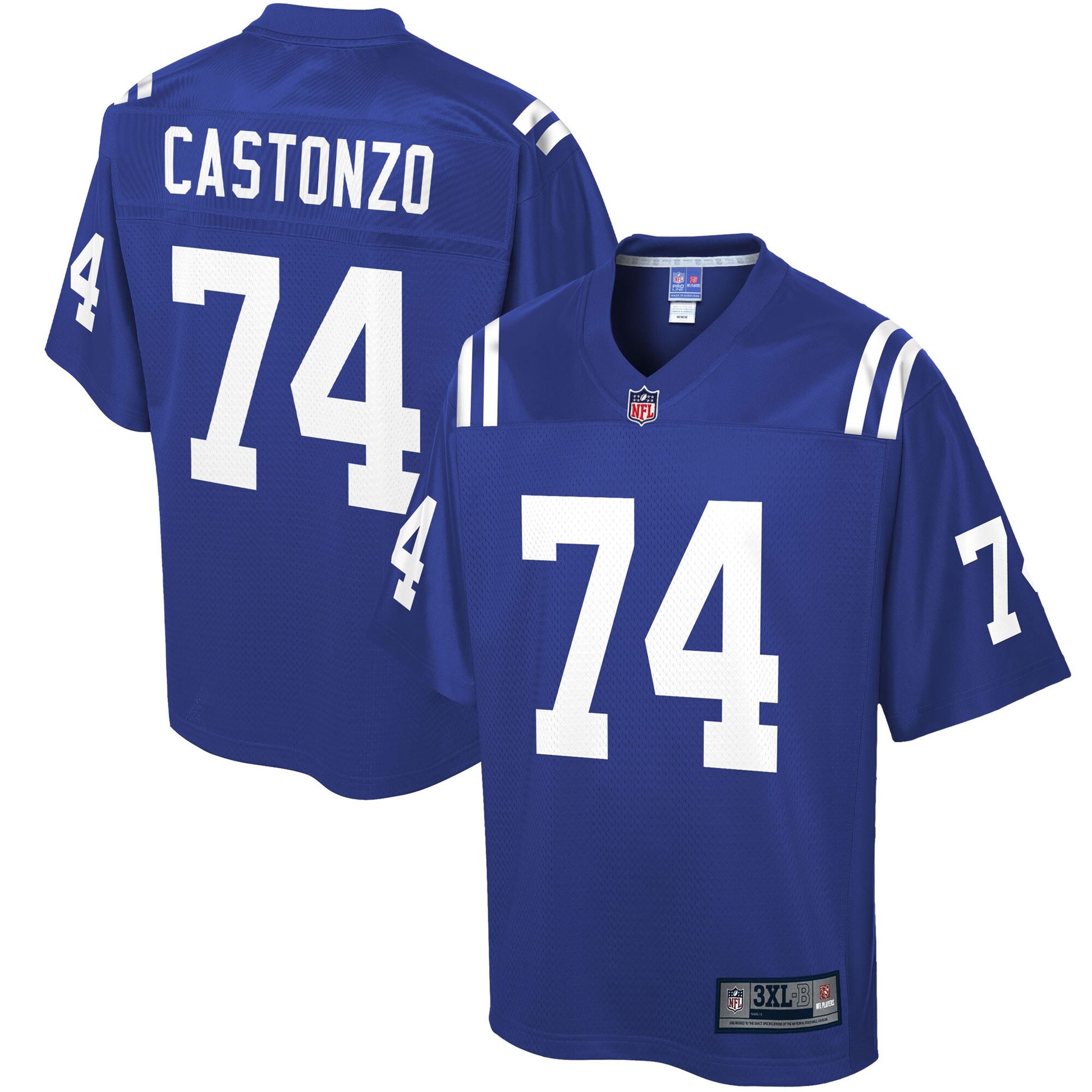 Indianapolis Colts Anthony Castonzo Pro Line Big & Tall Royal Football Jersey product image