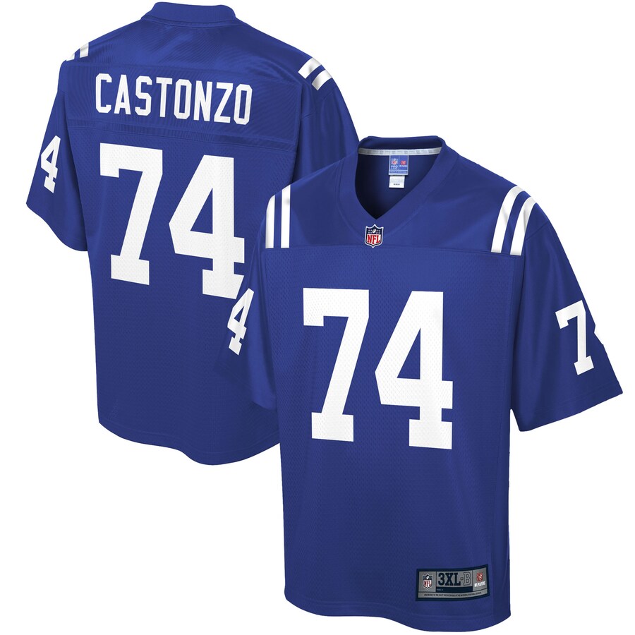 Indianapolis Colts Anthony Castonzo Pro Line Big & Tall Royal Football Jersey product image