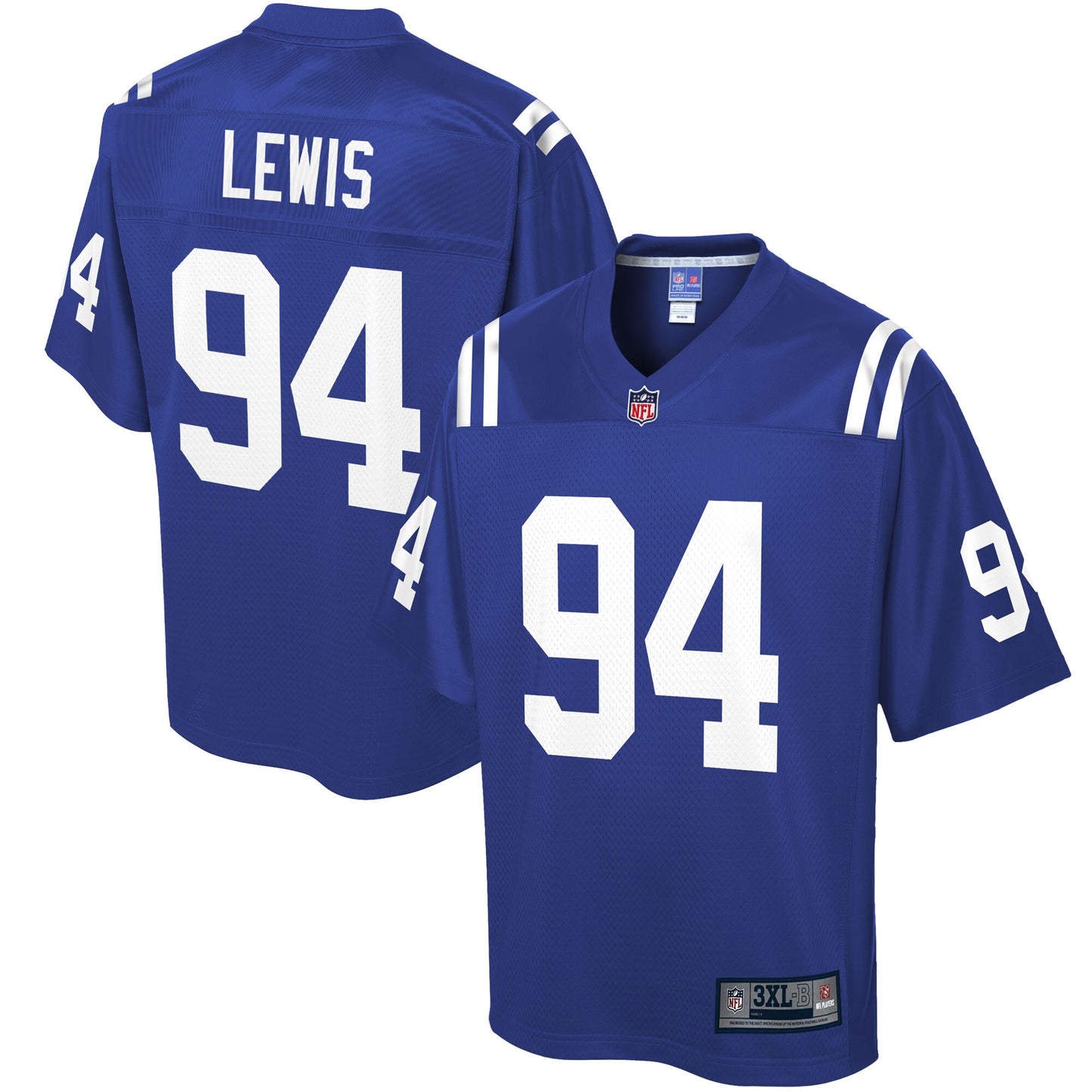 Indianapolis Colts Tyquan Lewis Pro Line Big & Tall Royal Football Jersey product image