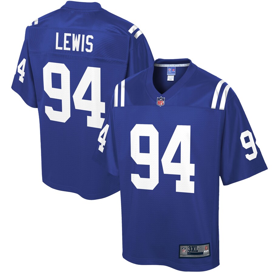 Indianapolis Colts Tyquan Lewis Pro Line Big & Tall Royal Football Jersey product image