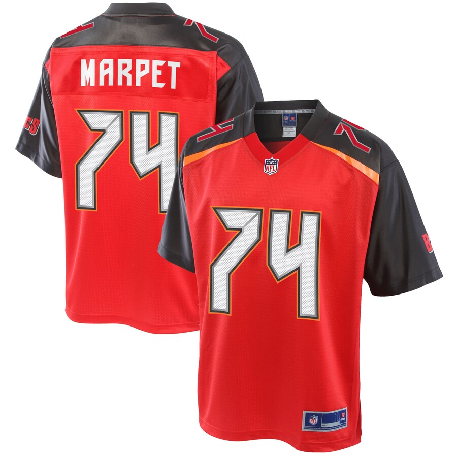 Tampa Bay Buccaneers Ali Marpet Pro Line Big & Tall Red Football Jersey product image