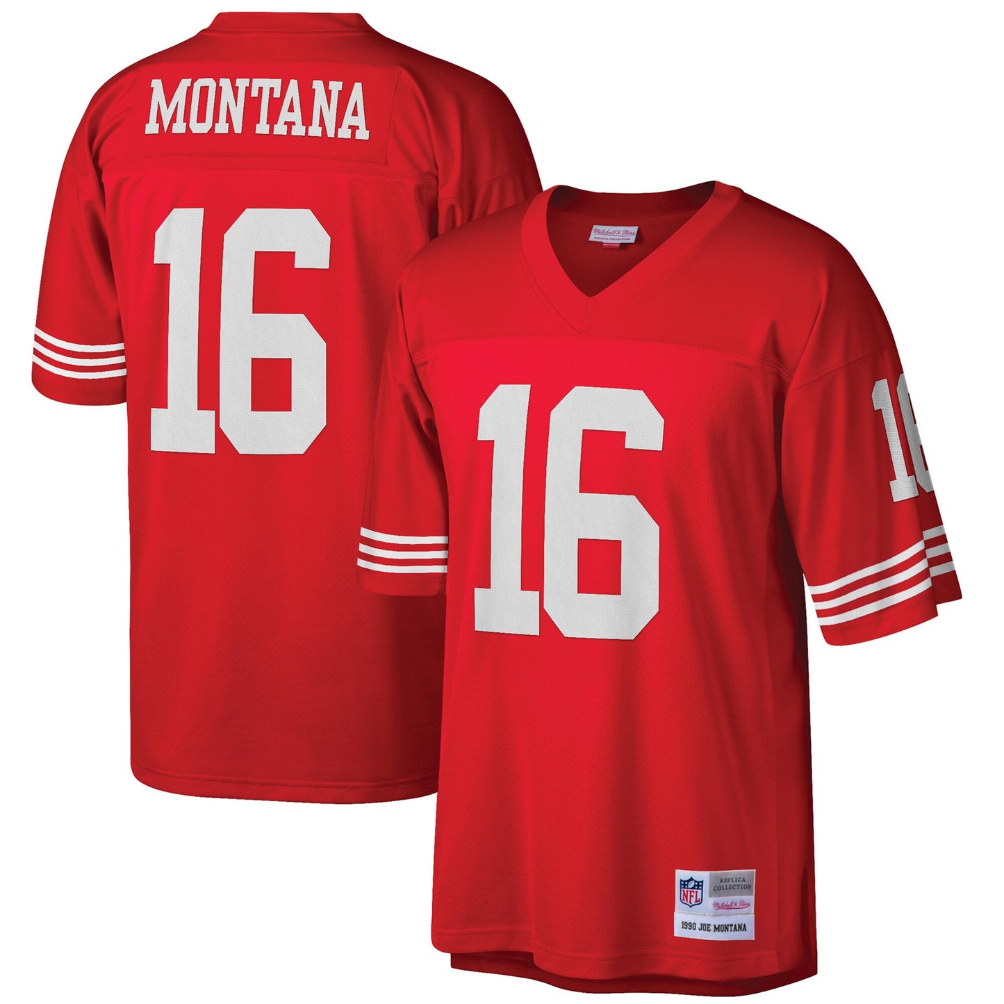 San Francisco 49ers Joe Montana 1990 1924 Big & Tall Scarlet Football Jersey product image