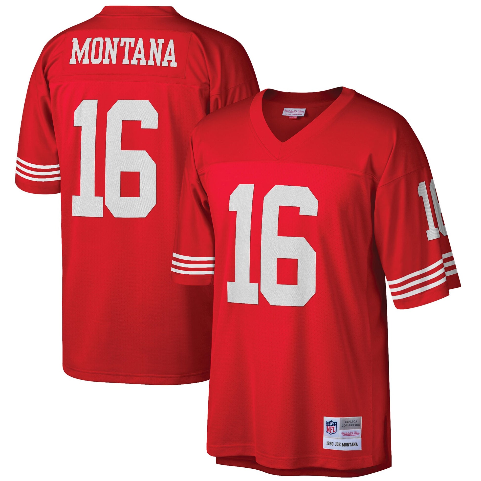San Francisco 49ers Joe Montana 1990 1924 Big & Tall Scarlet Football Jersey product image