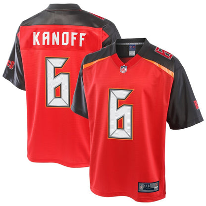 Tampa Bay Buccaneers Chad Kanoff Pro Line Big & Tall Red Football Jersey product image