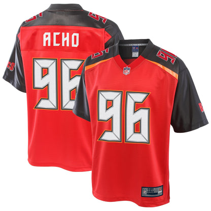 Tampa Bay Buccaneers Sam Acho Pro Line Big & Tall Red Football Jersey product image