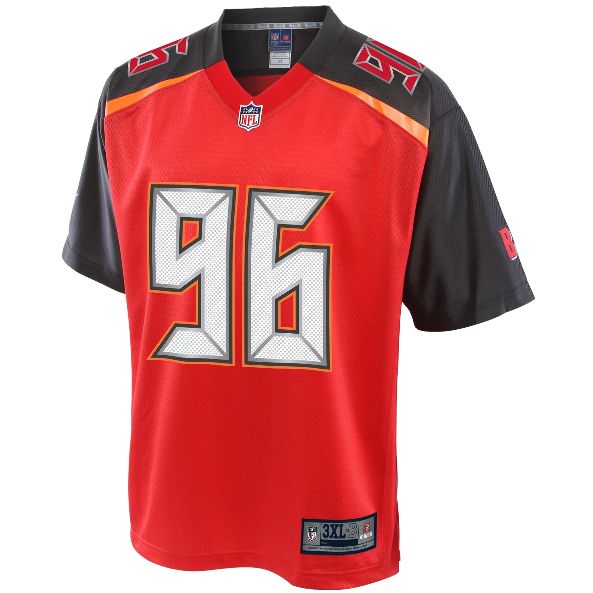 Tampa Bay Buccaneers Sam Acho Pro Line Big & Tall Red Football Jersey product image