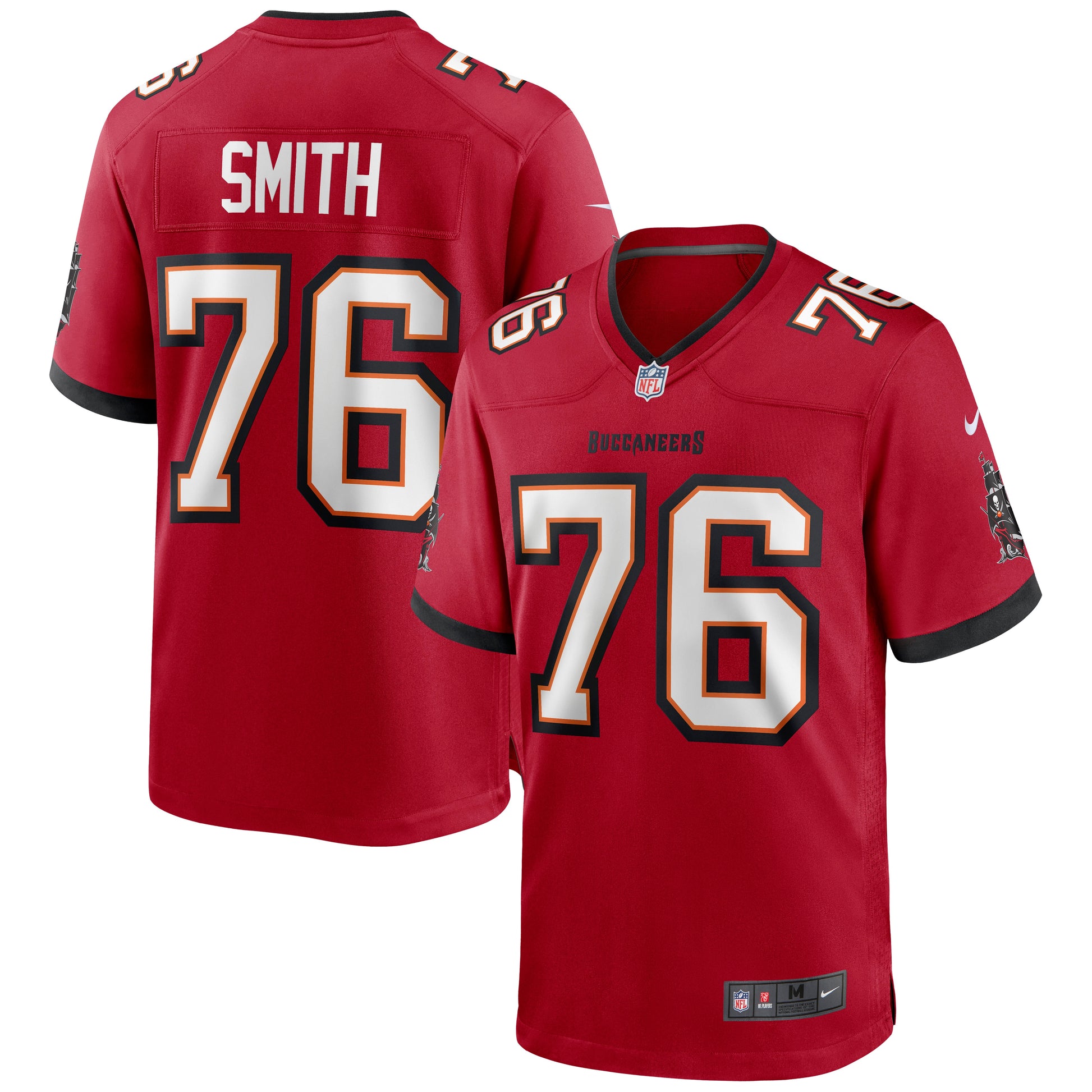 Tampa Bay Buccaneers Donovan Smith Game Red Football Jersey product image