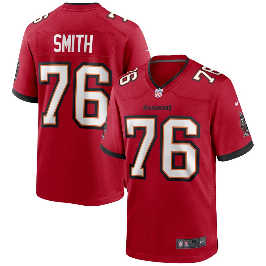 Tampa Bay Buccaneers Donovan Smith Game Red Football Jersey product image