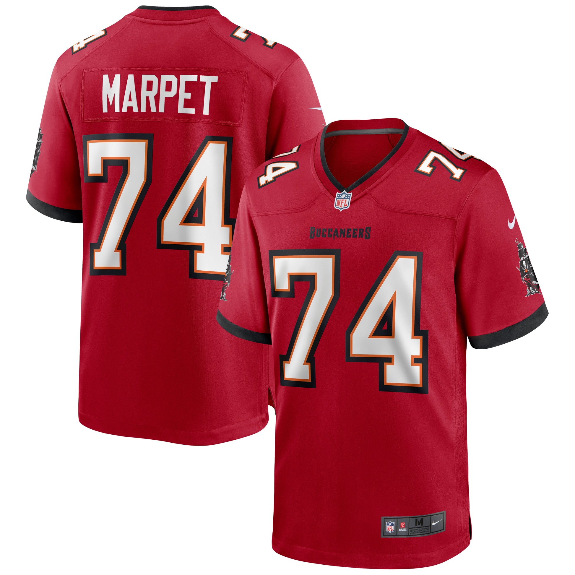 Tampa Bay Buccaneers Ali Marpet 1905 Game Red Football Jersey product image