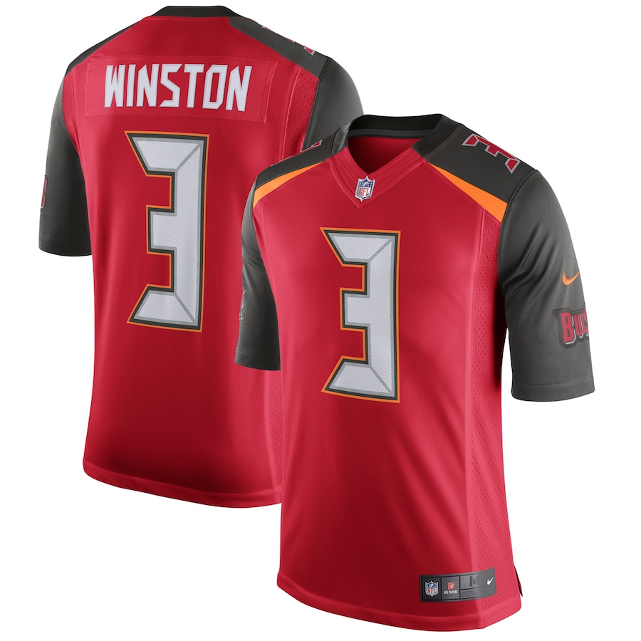 Tampa Bay Buccaneers Jameis Winston Speed 1900 Limited Red Football Jersey product image