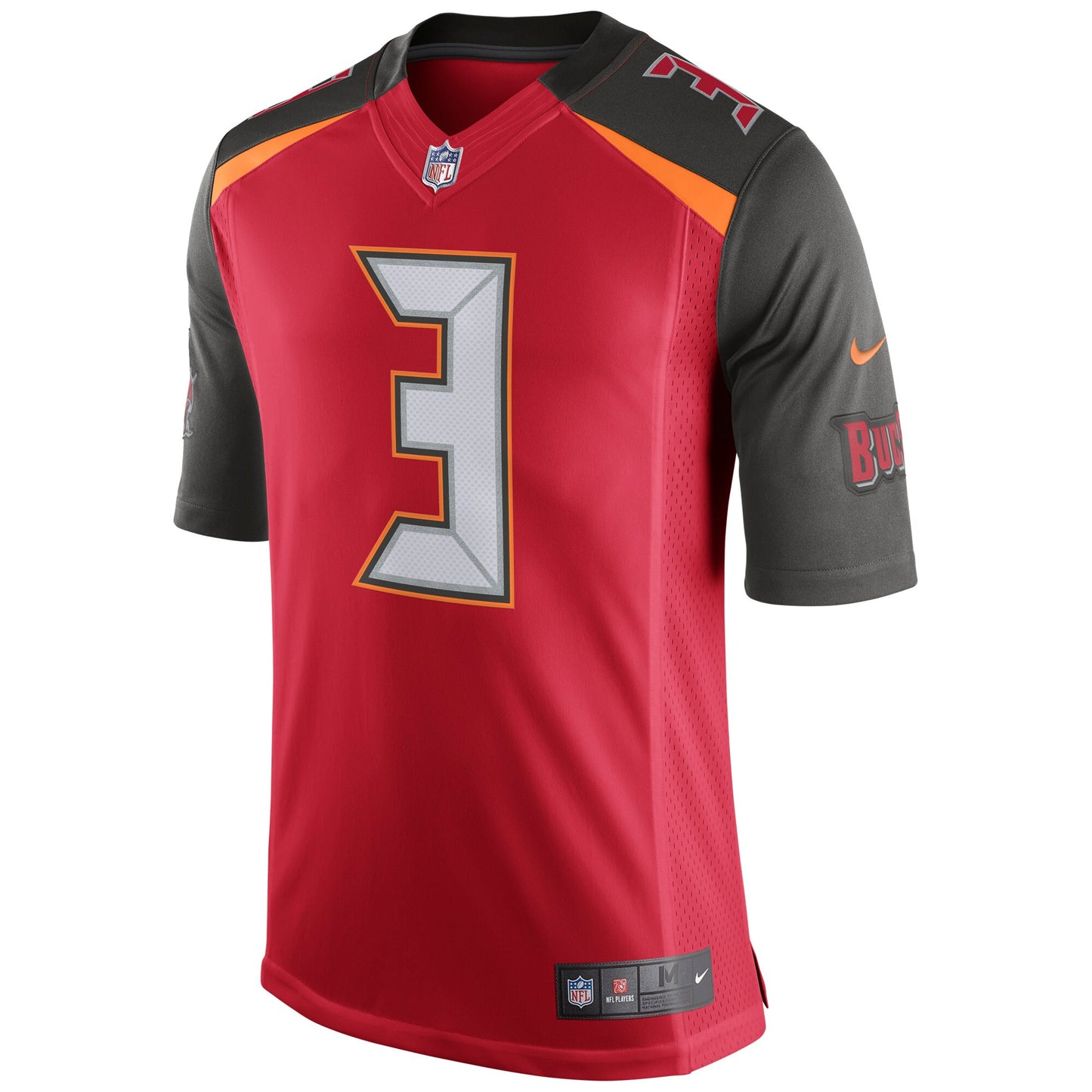 Tampa Bay Buccaneers Jameis Winston Speed 1900 Limited Red Football Jersey product image