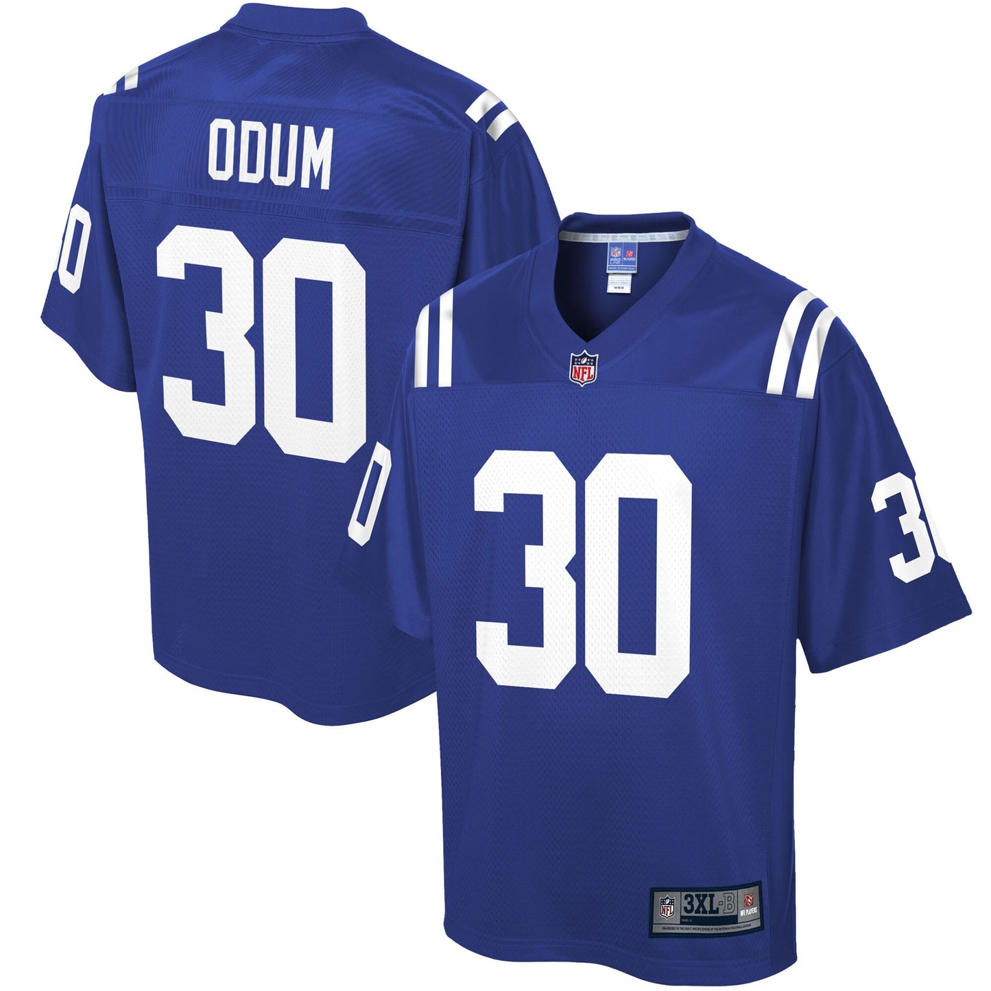 Indianapolis Colts George Odum Pro Line Big & Tall Royal Football Jersey product image