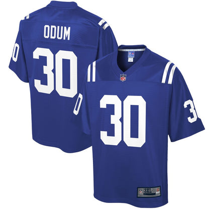 Indianapolis Colts George Odum Pro Line Big & Tall Royal Football Jersey product image