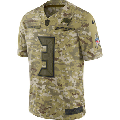Tampa Bay Buccaneers Jameis Winston Camo Limited Salute To Service Football Jersey product image