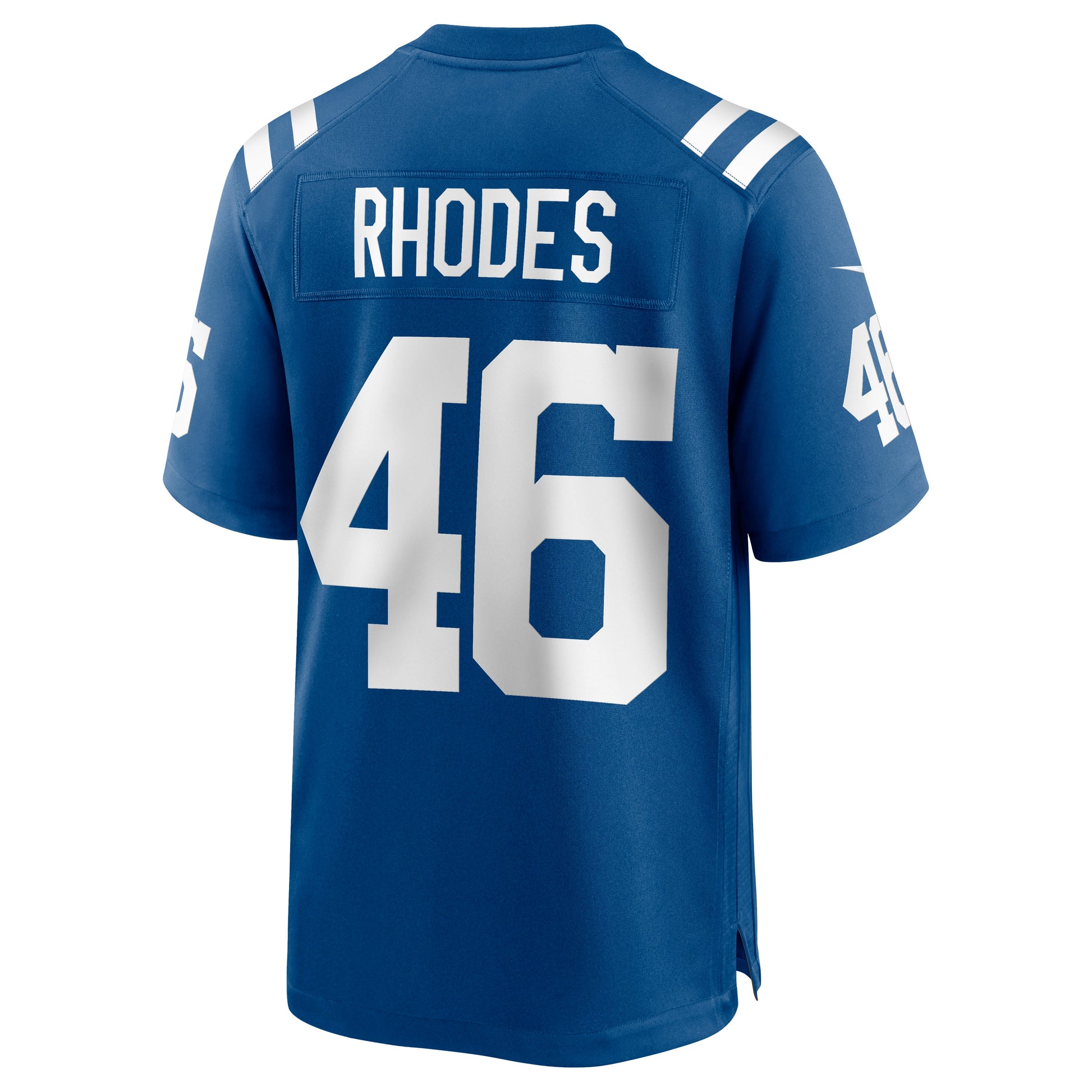 Indianapolis Colts Luke Rhodes Game Royal Football Jersey product image