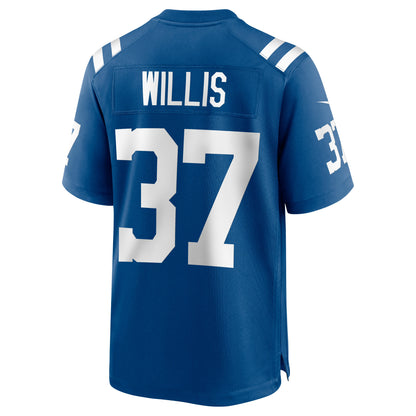 Indianapolis Colts Khari Willis Game Royal Football Jersey product image