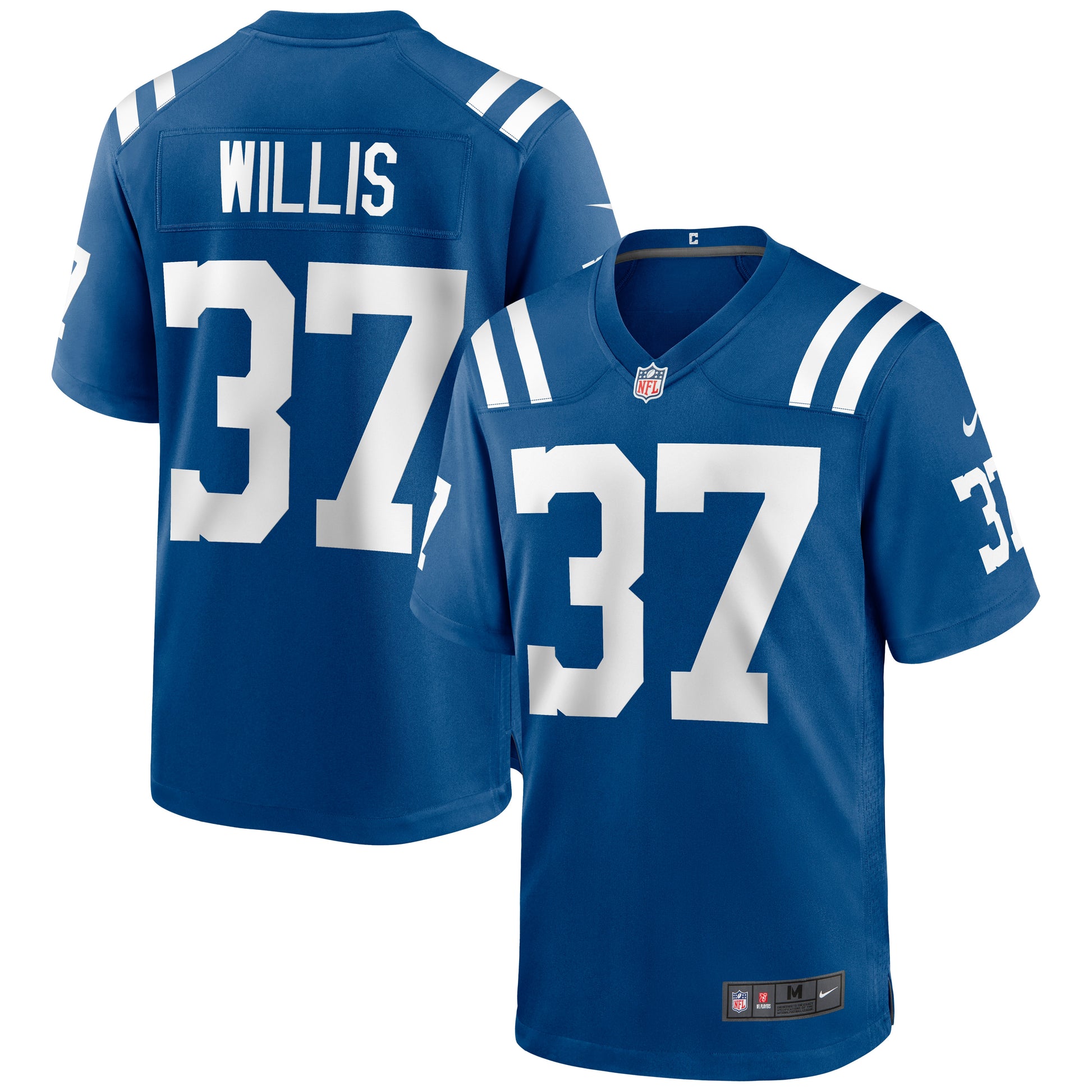 Indianapolis Colts Khari Willis Game Royal Football Jersey product image