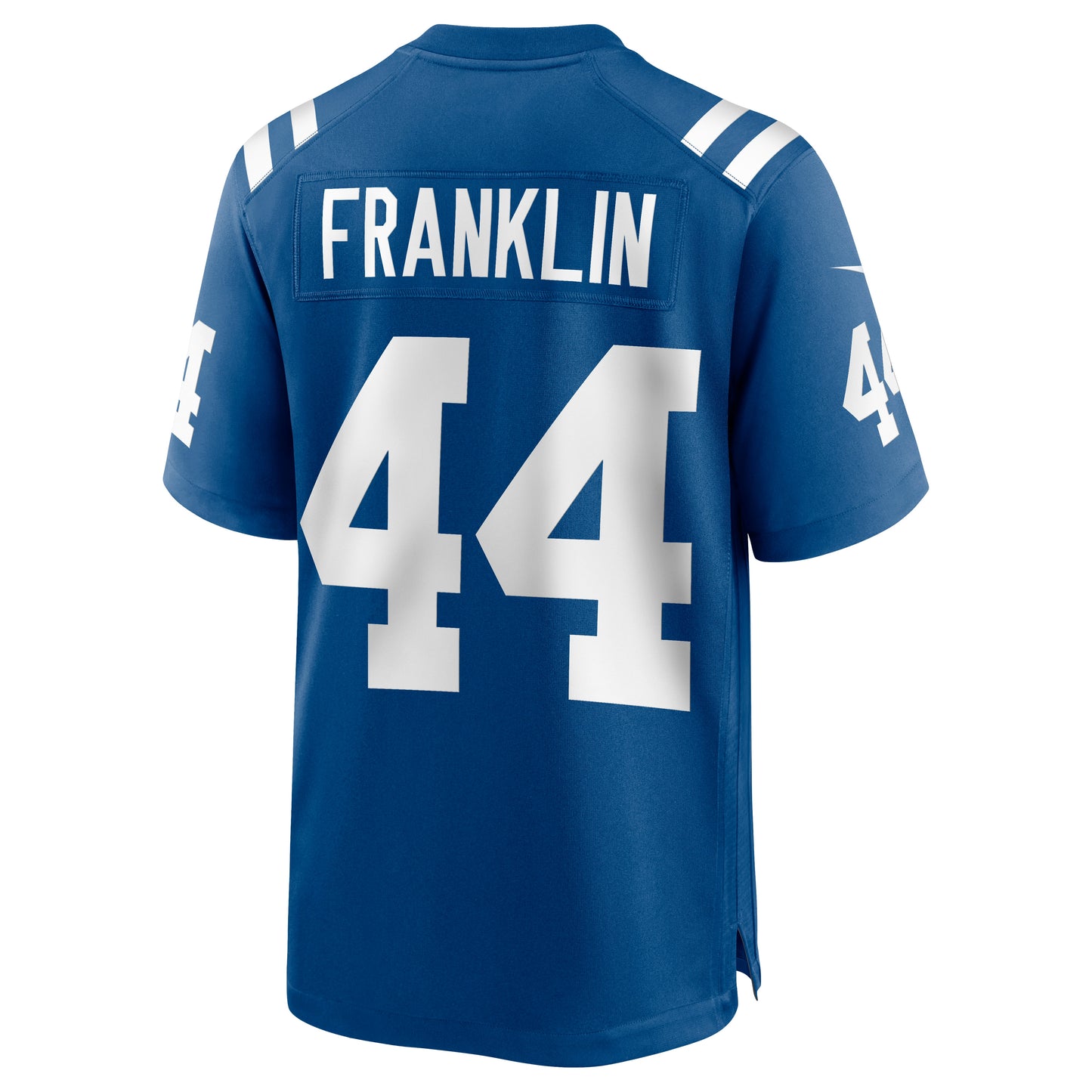 Indianapolis Colts Zaire Franklin Game Royal Football Jersey product image