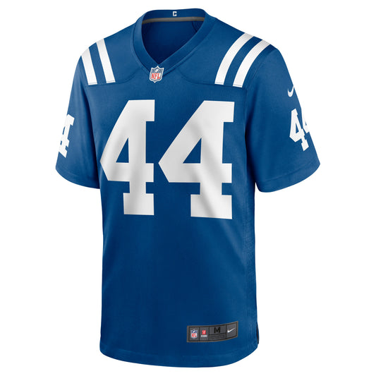 Indianapolis Colts Zaire Franklin Game Royal Football Jersey product image