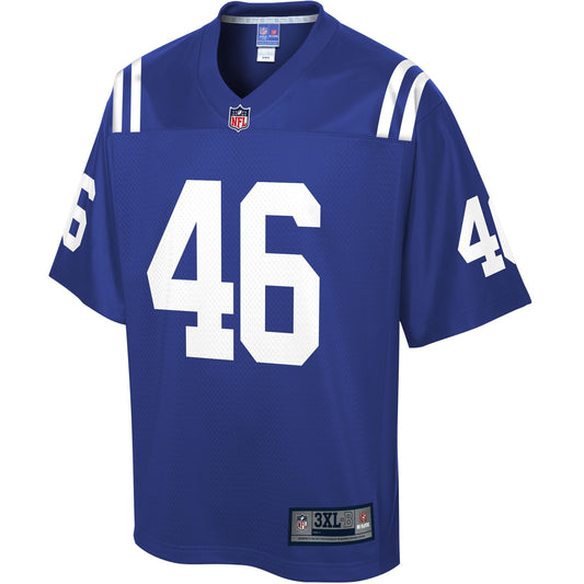 Indianapolis Colts Luke Rhodes Pro Line Big & Tall Royal Football Jersey product image