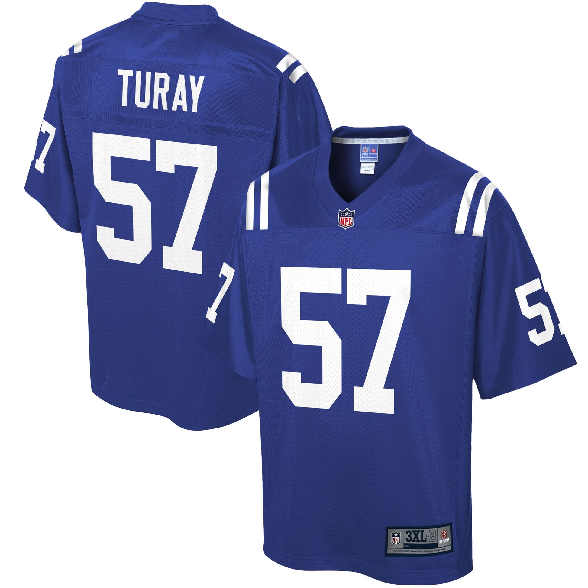 Indianapolis Colts Kemoko Turay Pro Line Big & Tall Royal Football Jersey product image