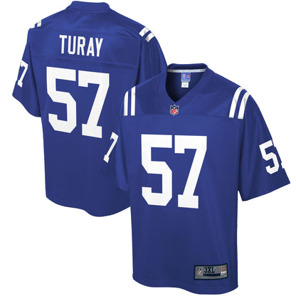 Indianapolis Colts Kemoko Turay Pro Line Big & Tall Royal Football Jersey product image