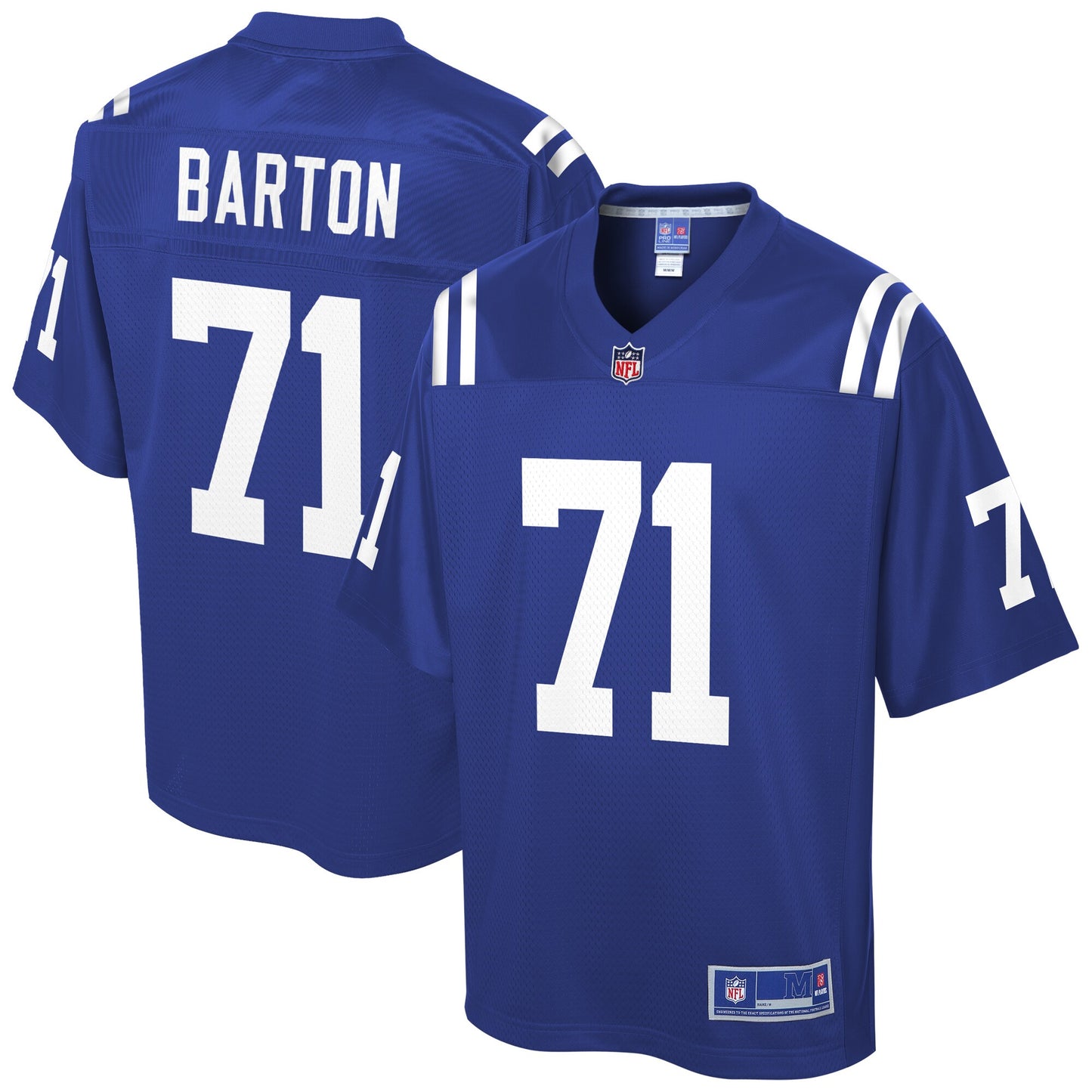 Indianapolis Colts Jackson Barton Pro Line Royal Football Jersey product image