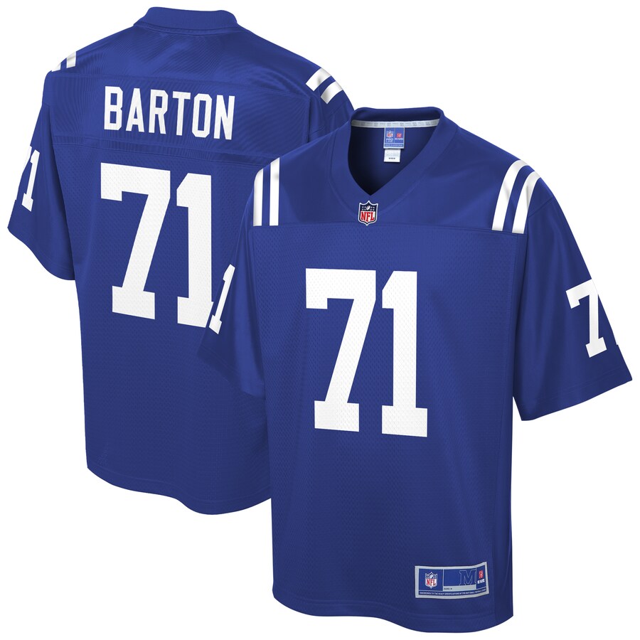 Indianapolis Colts Jackson Barton Pro Line Royal Football Jersey product image