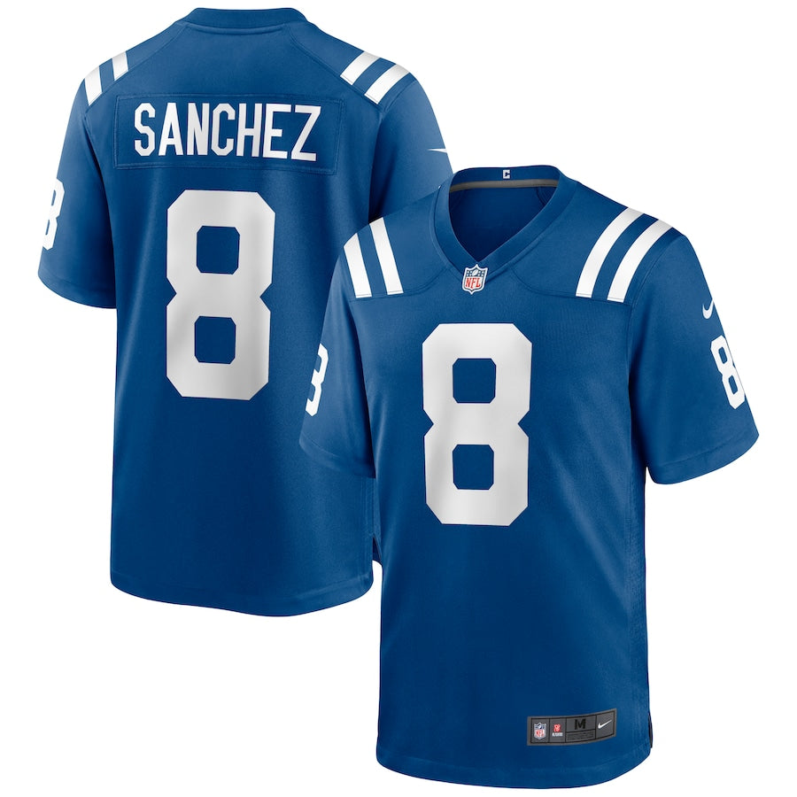 Indianapolis Colts Rigoberto Sanchez Game Royal Football Jersey product image