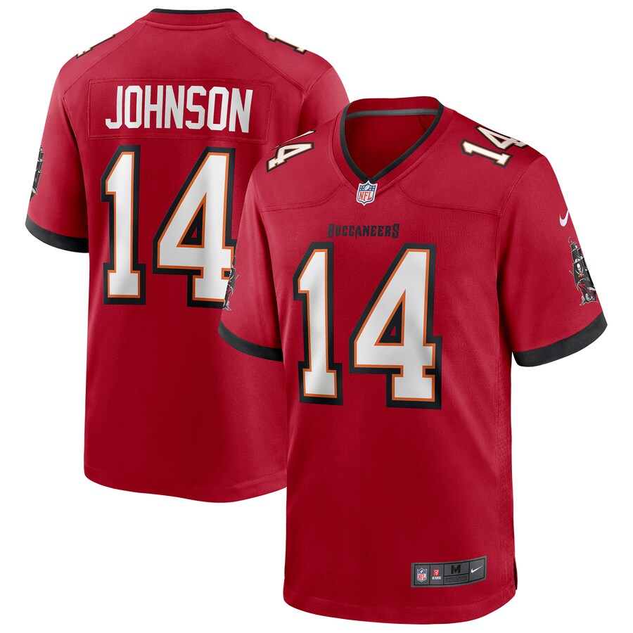 Tampa Bay Buccaneers Brad Johnson Game Red Football Jersey product image