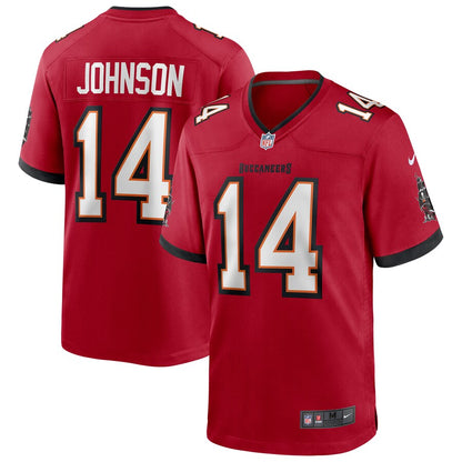 Tampa Bay Buccaneers Brad Johnson Game Red Football Jersey product image