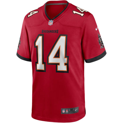 Tampa Bay Buccaneers Brad Johnson Game Red Football Jersey product image