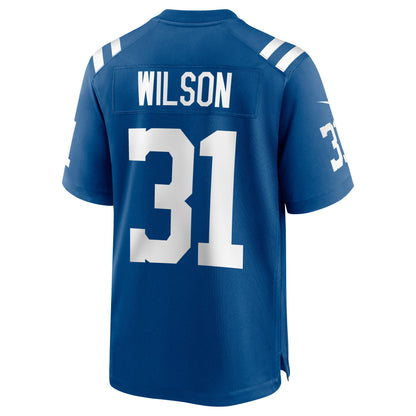 Indianapolis Colts Tavon Wilson Game Royal Football Jersey product image