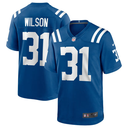 Indianapolis Colts Tavon Wilson Game Royal Football Jersey product image